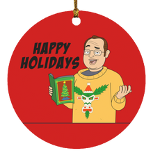 Load image into Gallery viewer, Brent - Happy Holidays ornament
