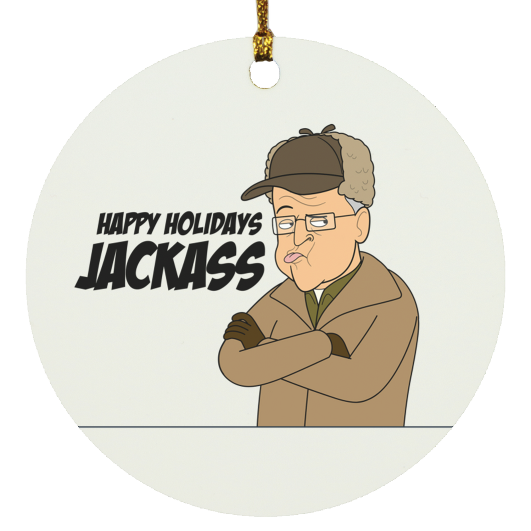 Oscar - Happy Holidays Jackass ornament