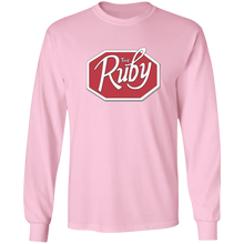Load image into Gallery viewer, The Ruby Logo Long Sleeve T-Shirt
