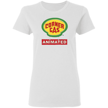 Load image into Gallery viewer, Women&#39;s Corner Gas Animated Logo T-Shirt

