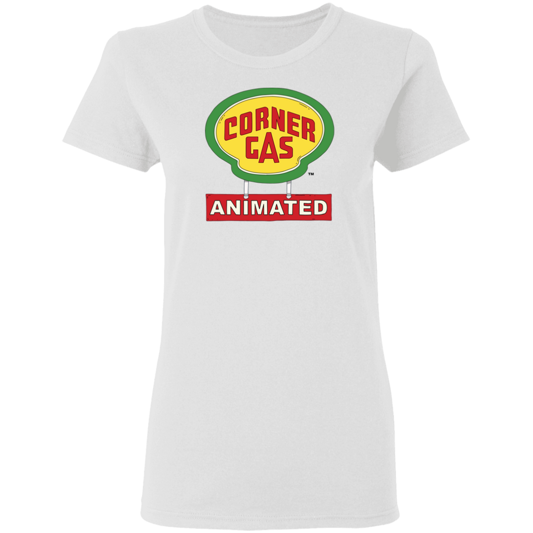 Women's Corner Gas Animated Logo T-Shirt