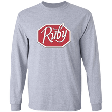 Load image into Gallery viewer, The Ruby Logo Long Sleeve T-Shirt
