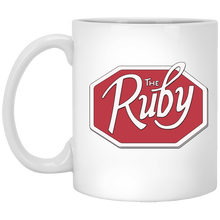 Load image into Gallery viewer, The Ruby Logo White Mug
