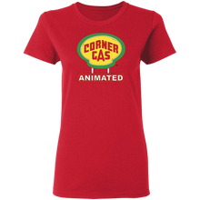 Load image into Gallery viewer, Women&#39;s Corner Gas Animated Logo T-Shirt
