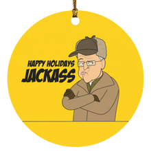 Load image into Gallery viewer, Oscar - Happy Holidays Jackass ornament
